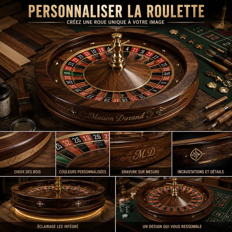 personnaliser votre roulette en bois