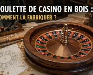 Comment fabriquer une roulette de casino en bois ?
